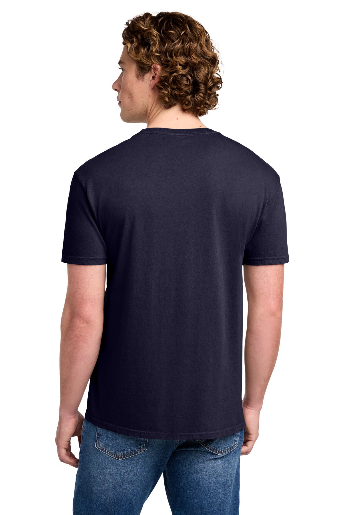 TrueNavy Port & Co Beach Wash Garment-Dyed Tee. PC099 plain