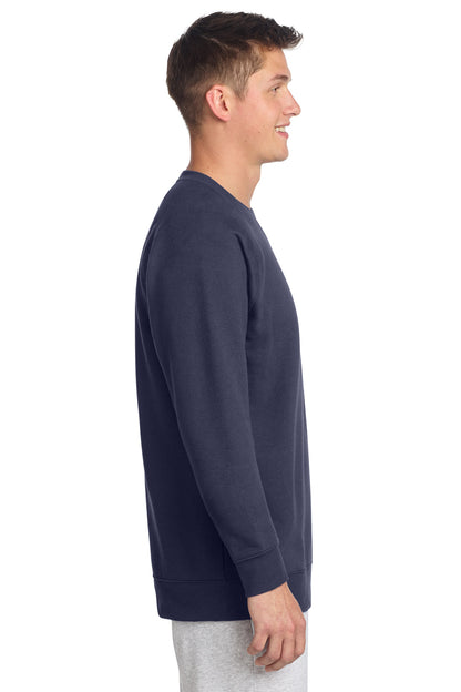 TrueNavy Sport-Tek Drive Fleece Crewneck STF203 plain