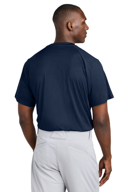 TrueNavy Sport-Tek PosiCharge Competitor 2-Button Henley ST359 plain