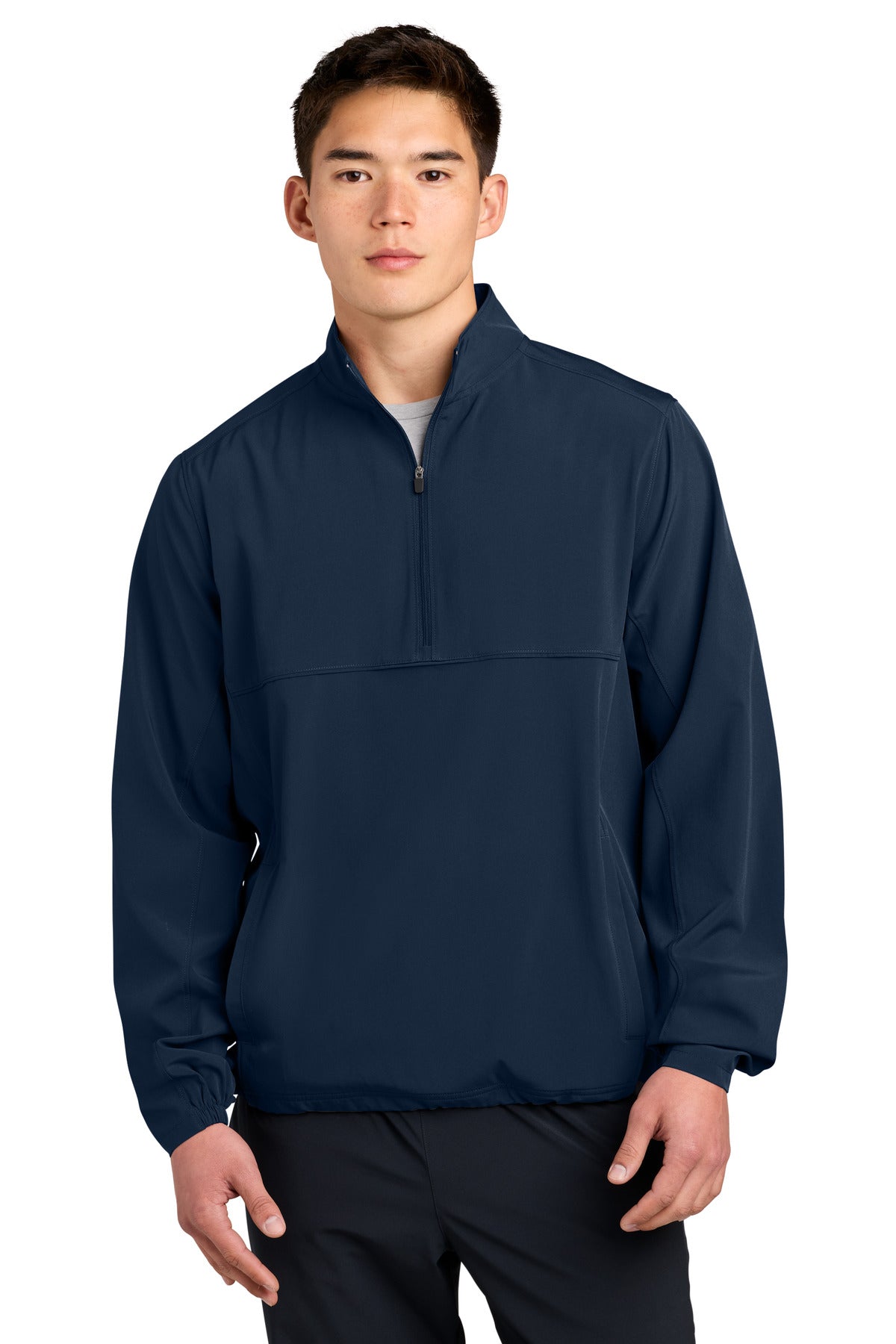 TrueNavy Sport-Tek Repeat 1/2-Zip JST481 plain