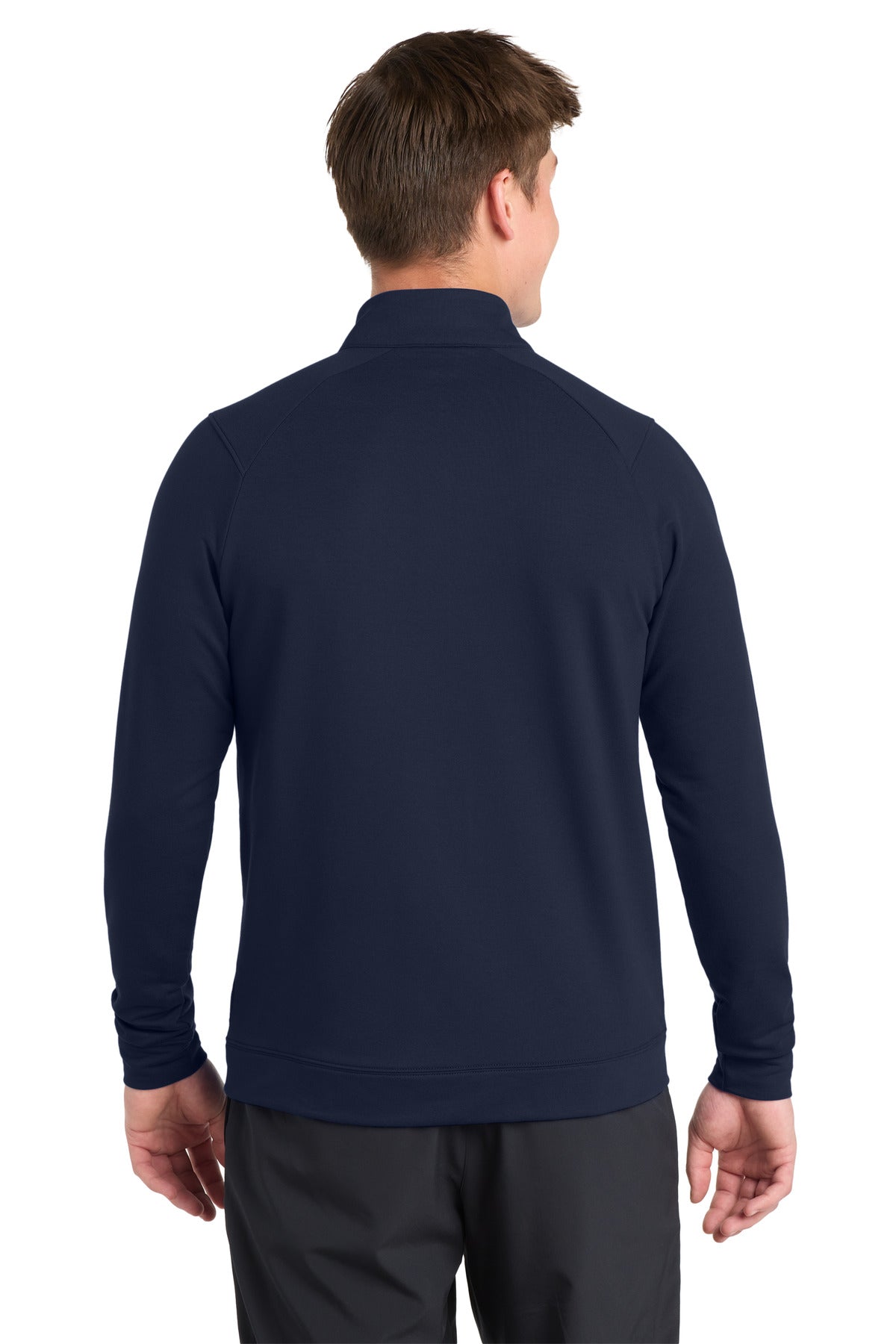 TrueNavy Sport-Tek Sport-Wick Flex Fleece Full-Zip. ST560 plain