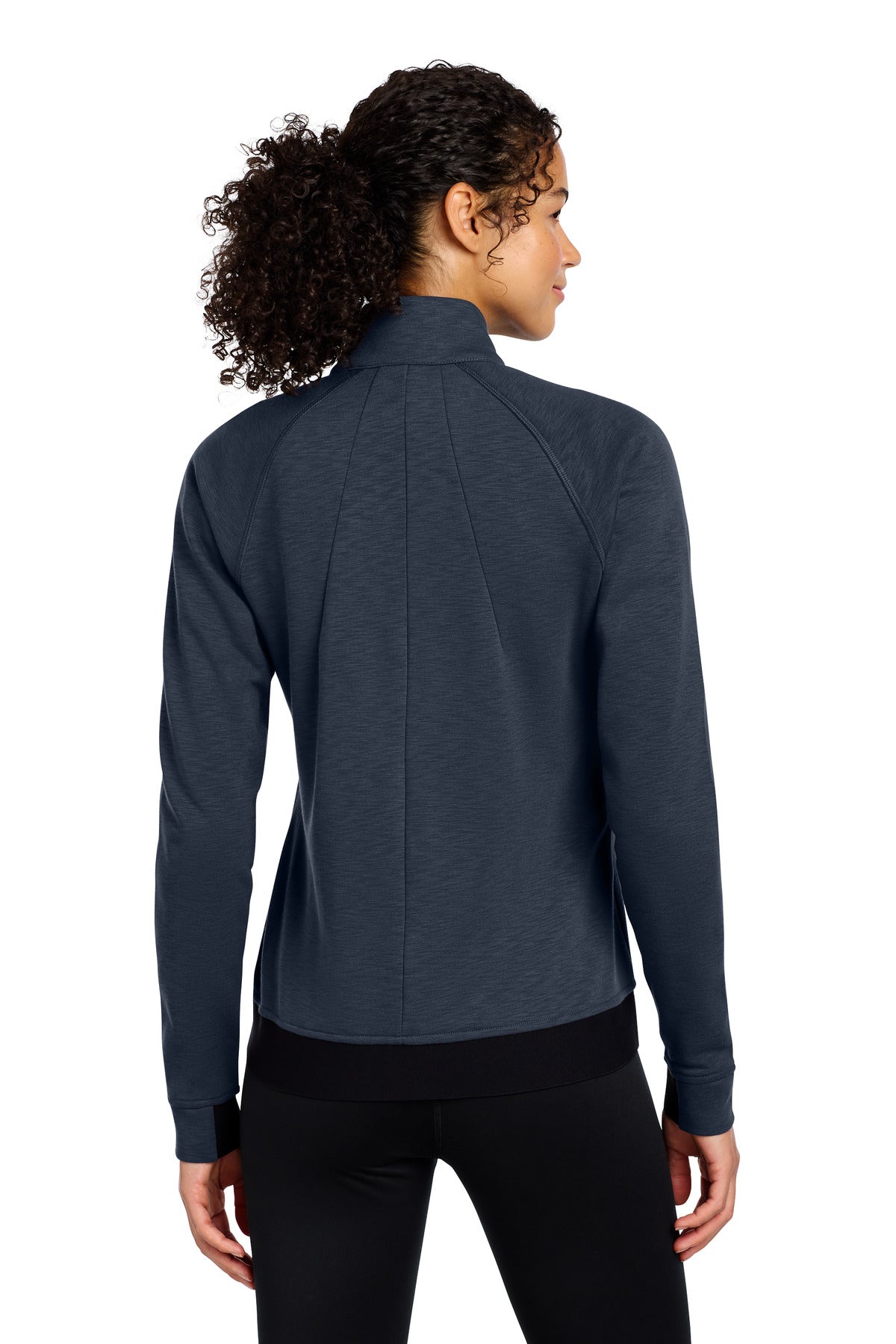 TrueNavy Sport-Tek Women's PosiCharge Strive Full-Zip LST570 plain