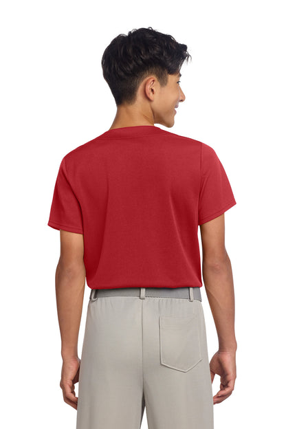 TrueRed Sport-Tek Youth PosiCharge Tough Mesh Full-Button Jersey YST220 plain