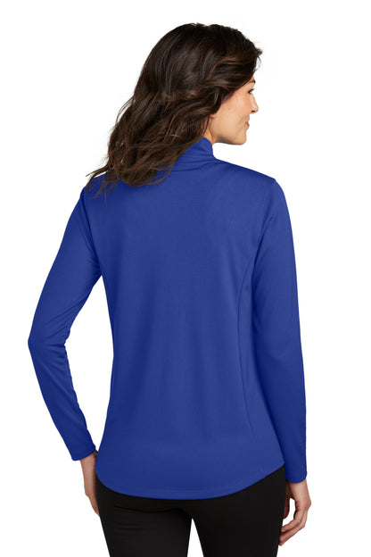 TrueRoyal Port Authority Women's Dry Zone UV Micro-Mesh 1/4-Zip LK112 plain