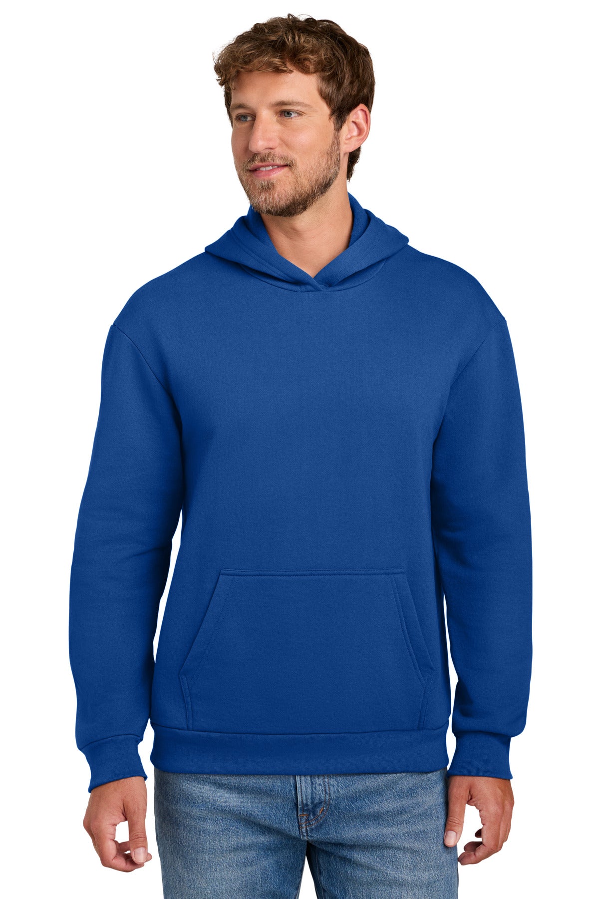 TrueRoyal Port & Co Easy Fleece Pullover Hooded Sweatshirt PC68H