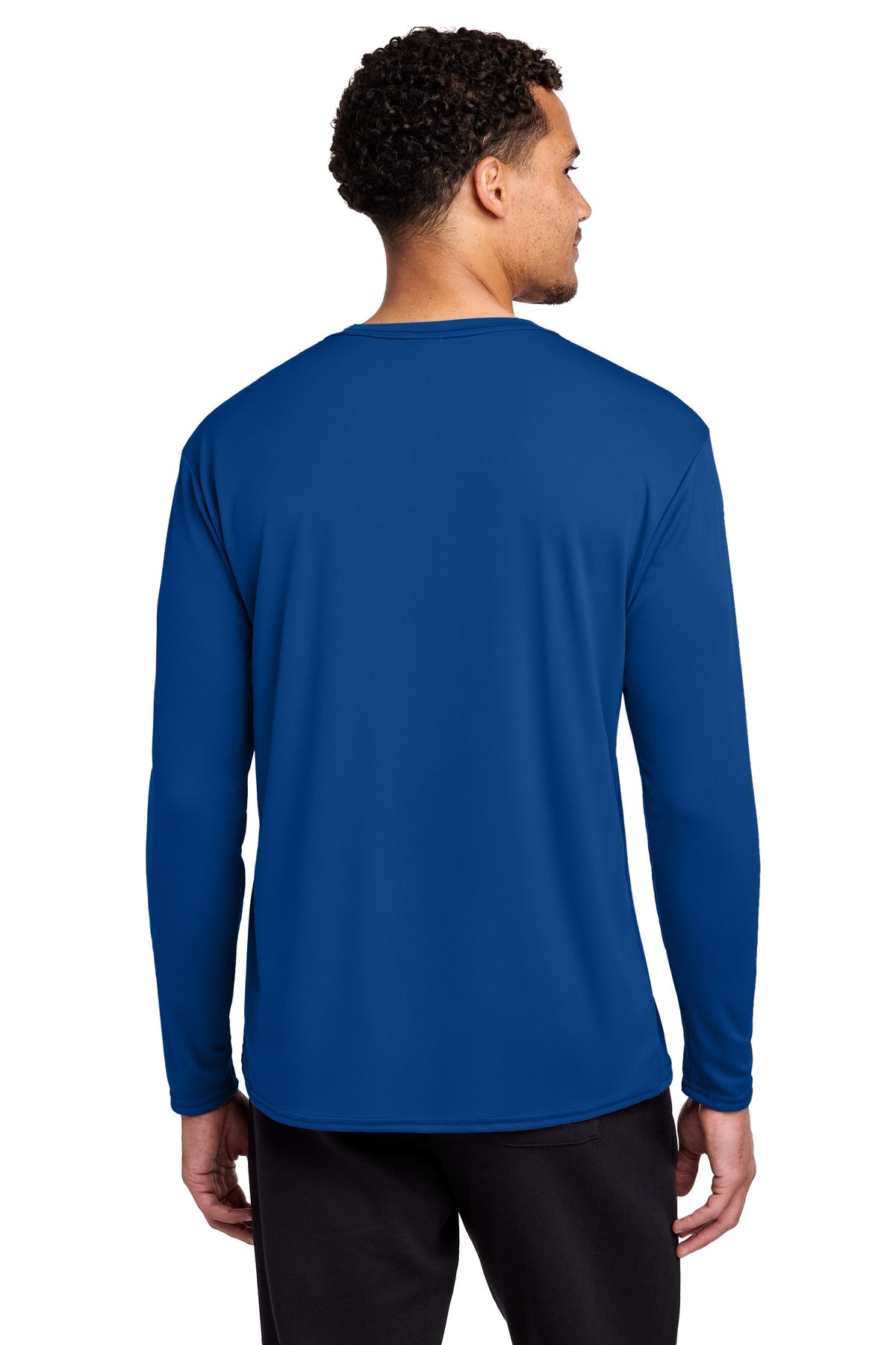TrueRoyal Port & Co Long Sleeve Performance Tee. PC380LS plain