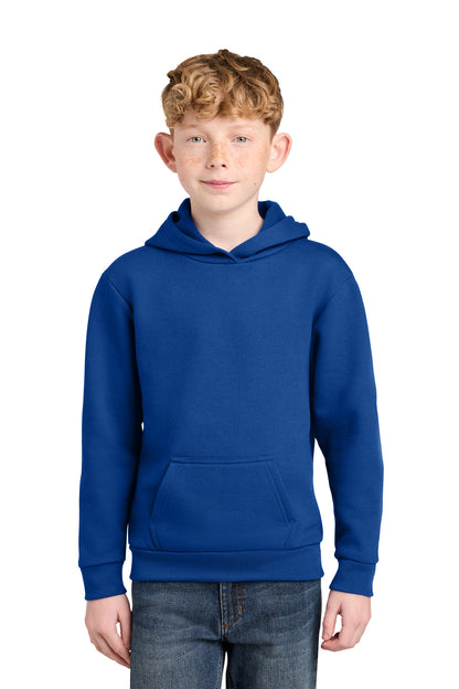 TrueRoyal Port & Co Youth Easy Fleece Pullover Hooded Sweatshirt PC68YH
