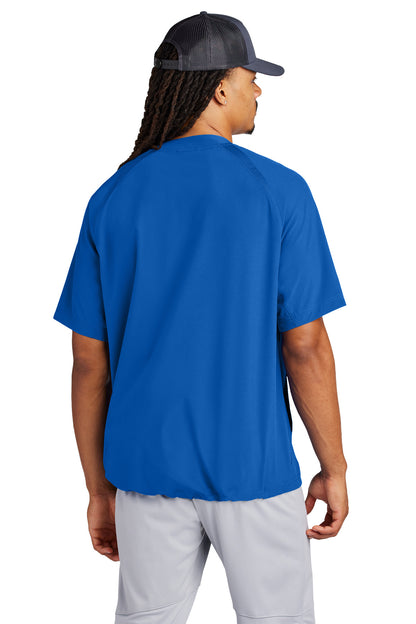 TrueRoyal Sport-Tek Repeat 1/2-Zip Short Sleeve Jacket JST489 plain