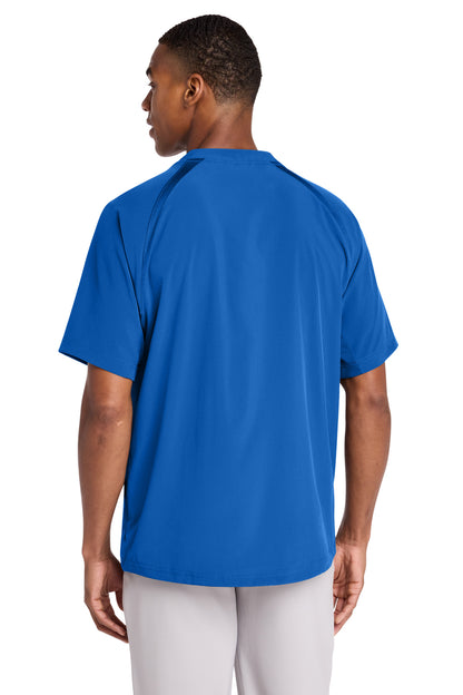 TrueRoyal Sport-Tek Repeat 1/2-Zip Short Sleeve Jacket JST489