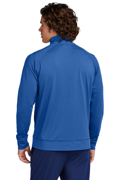 TrueRoyal Sport-Tek Sport-Wick Stretch Full-Zip Cadet Jacket ST857 plain