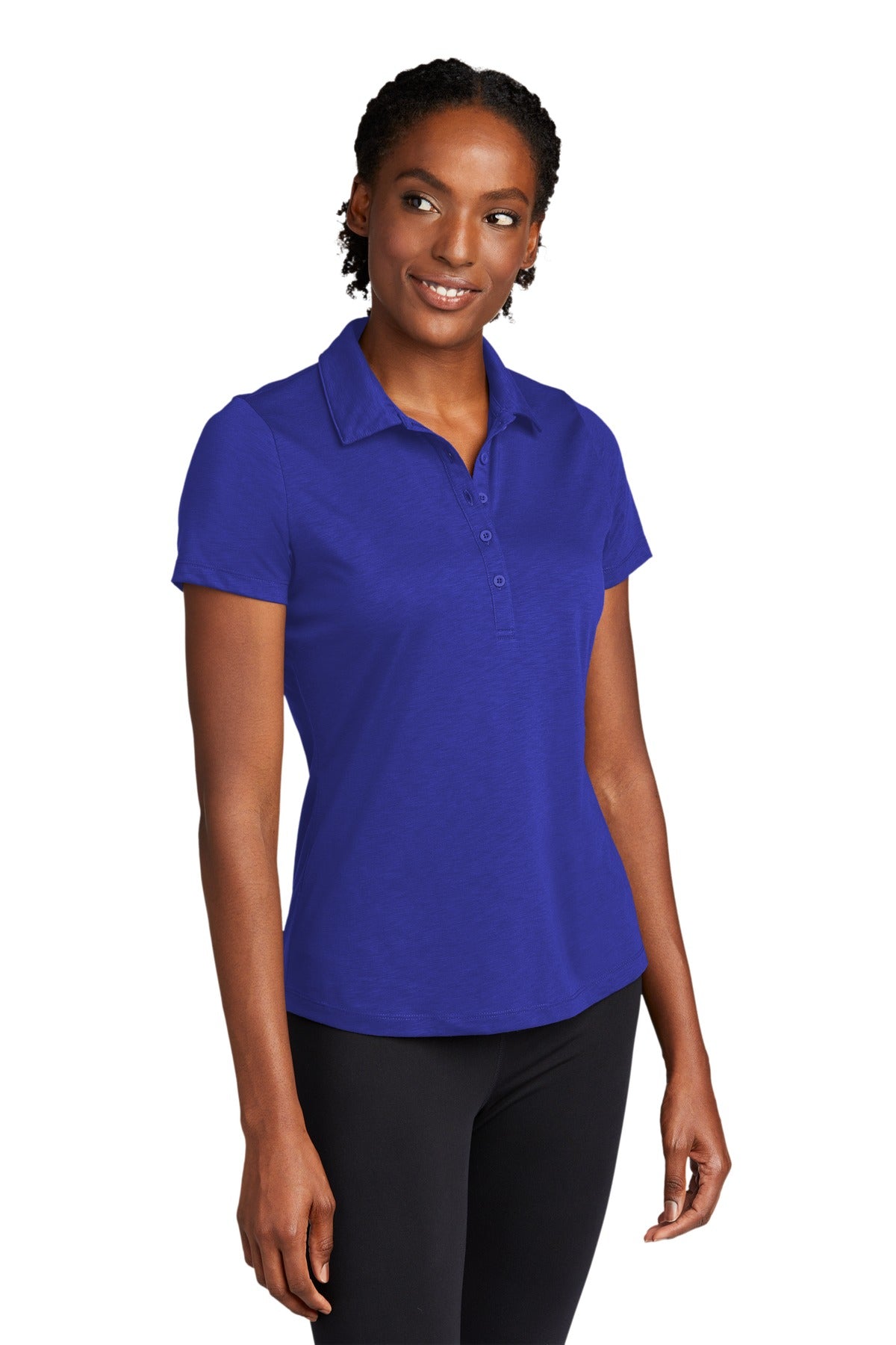 TrueRoyal Sport-Tek Women's PosiCharge Strive Polo. LST530 plain