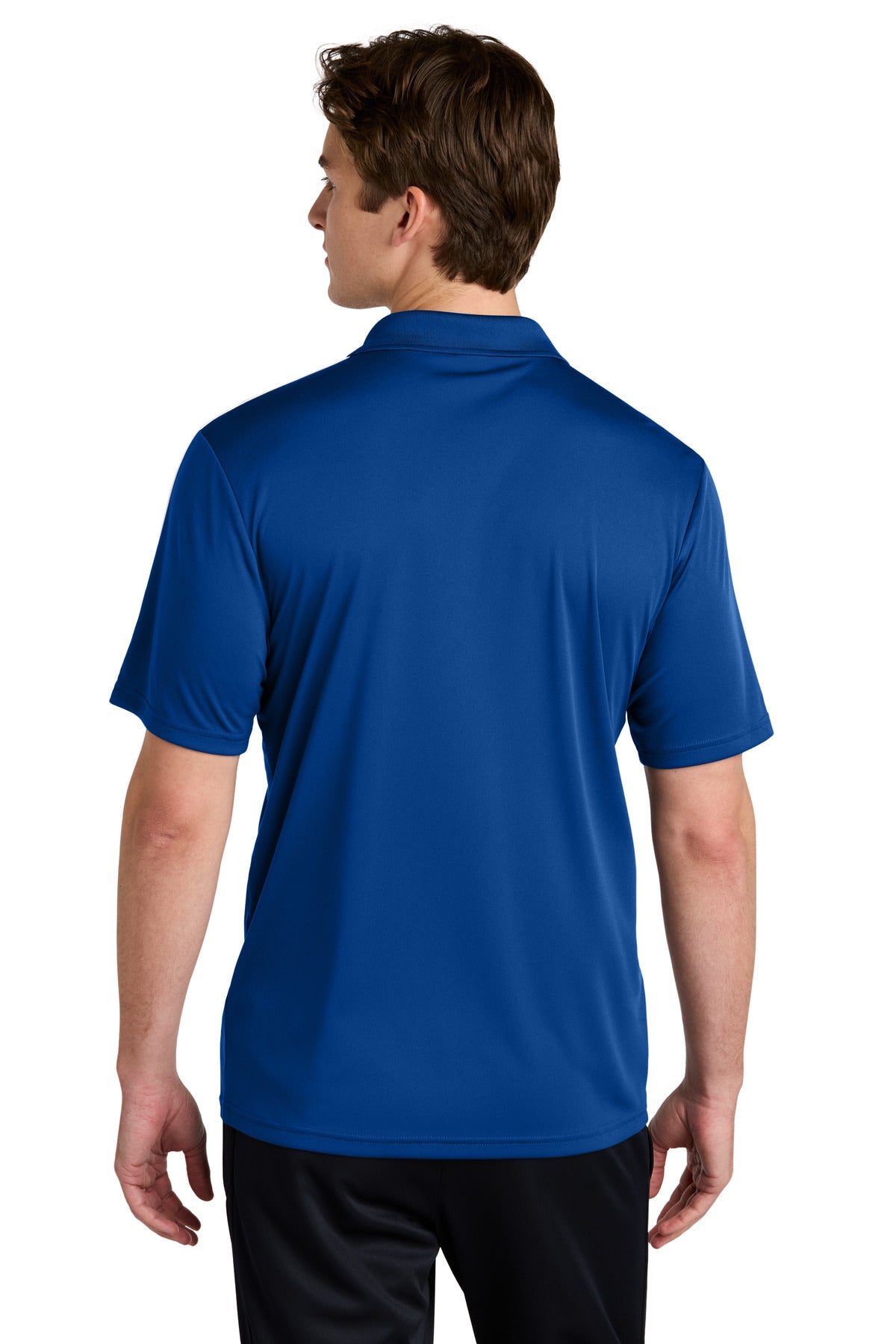 TRy/White Sport-Tek Competitor United Polo ST104 plain