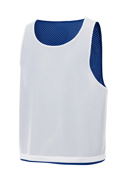 TRy/White Sport-Tek Lacrosse Reversible Pinnie ST512 plain