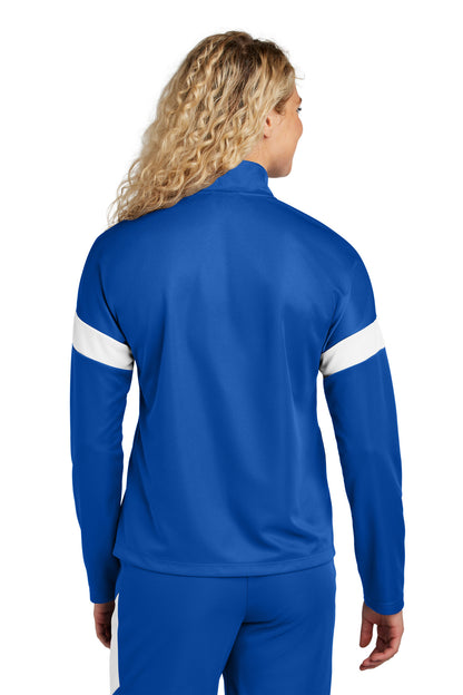TRy/White Sport-Tek Women's Travel Full-Zip Jacket LST800 plain