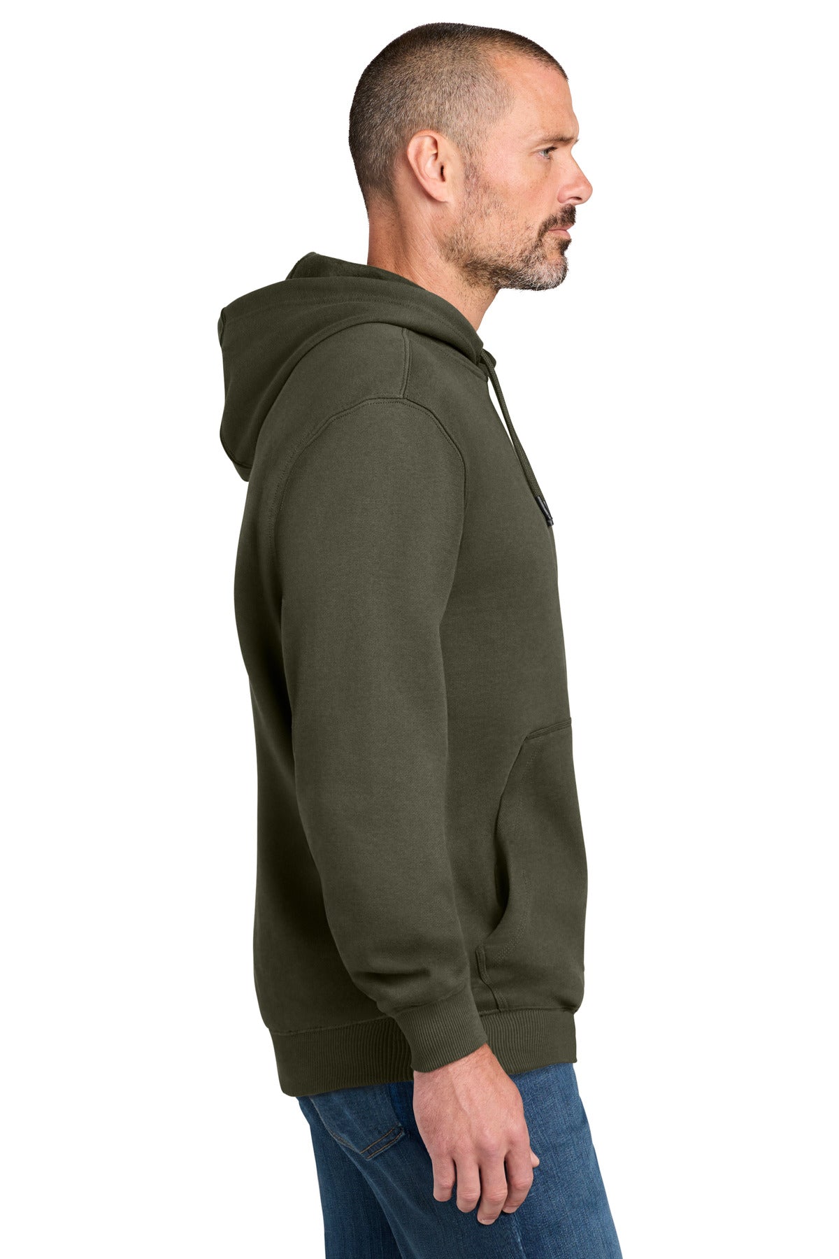 TundraGrn CornerStone Tough Fleece Pullover Hoodie CSF630 plain