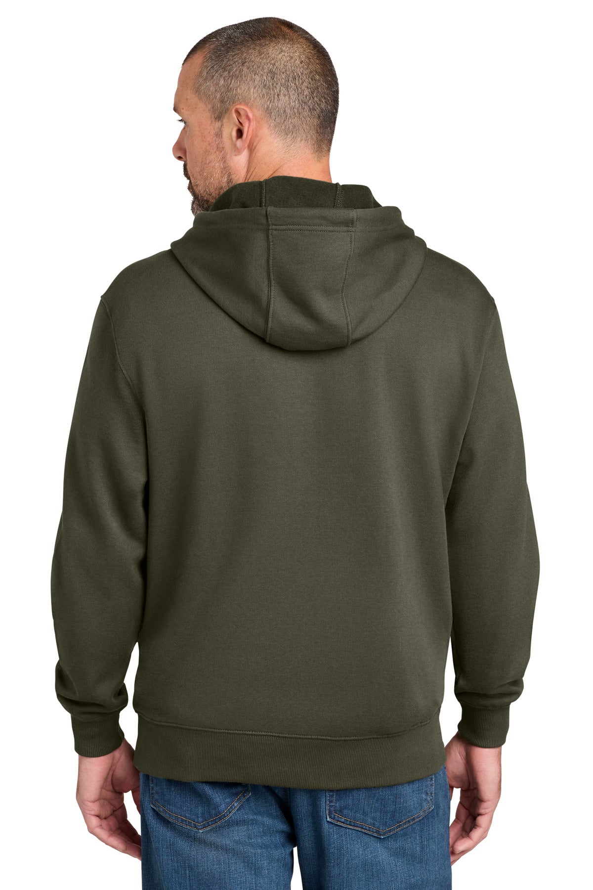 TundraGrn CornerStone Tough Fleece Pullover Hoodie CSF630 plain