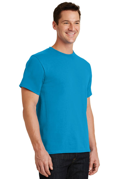 Turquoise Port & Co Essential Tee. PC61 plain