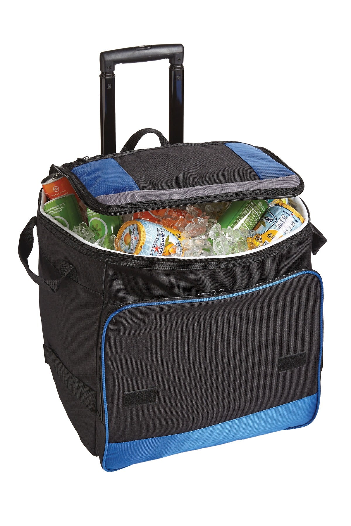 Twilight Blue Port Authority Rolling Cooler. BG119 plain