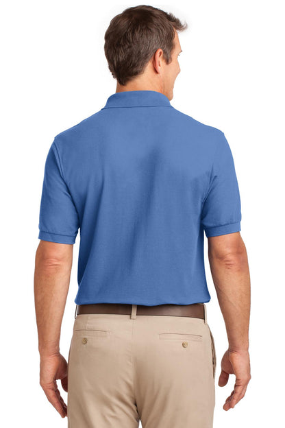Ultramn Blue Port Authority Tall Silk Touch Polo with Pocket. TLK500P plain