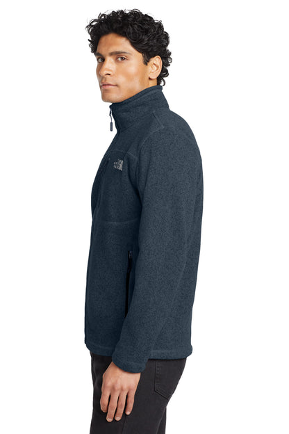 Urban Navy Hth The North Face Sweater Fleece Jacket. NF0A3LH7 plain