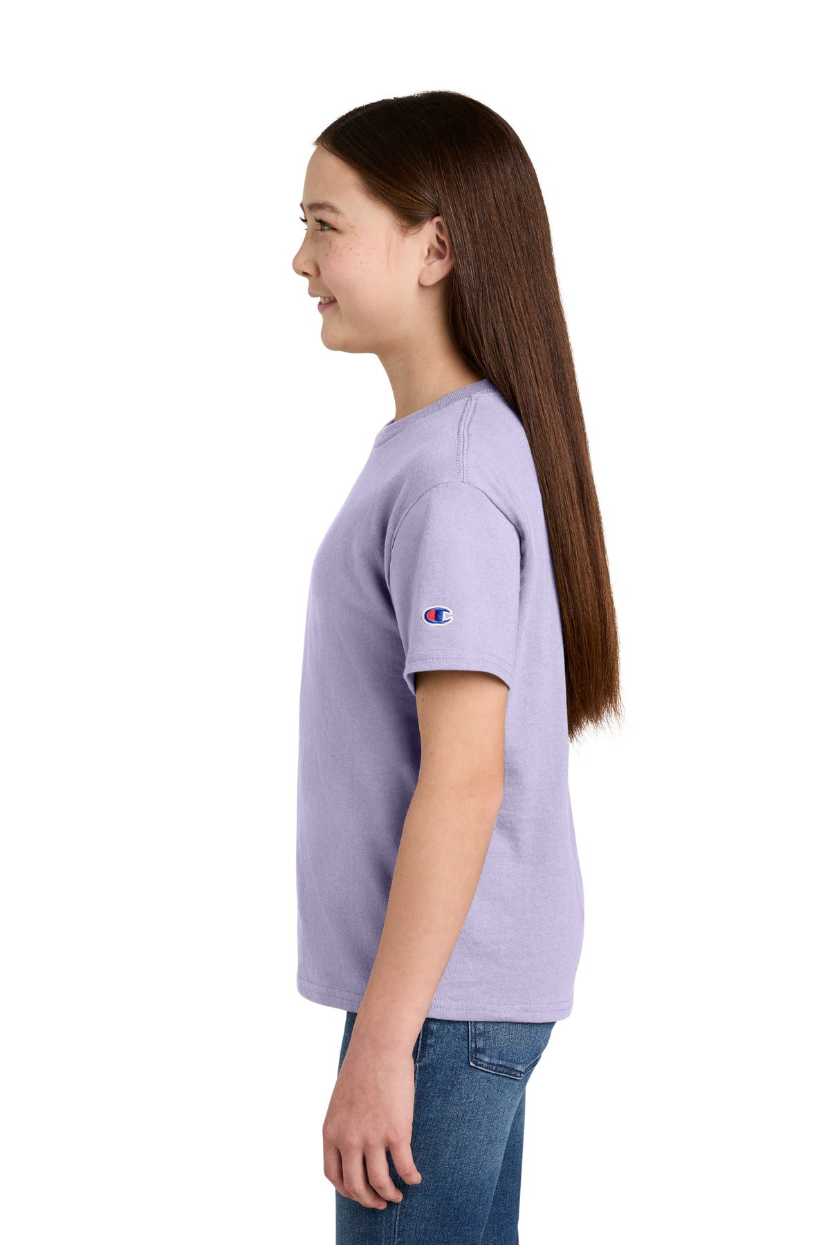 UrbanLilac Champion Youth Jersey Short Sleeve Tee CH1081 plain
