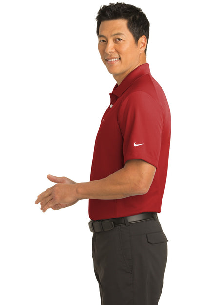 Varsity Red Nike Dri-FIT Classic Polo. 267020 plain