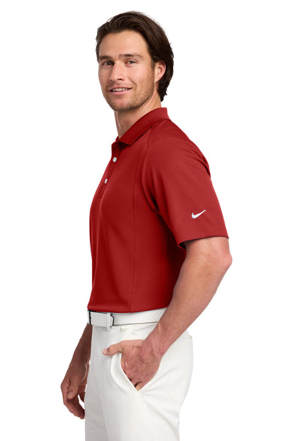Varsity Red Nike Dri-FIT Classic Polo. 267020 plain
