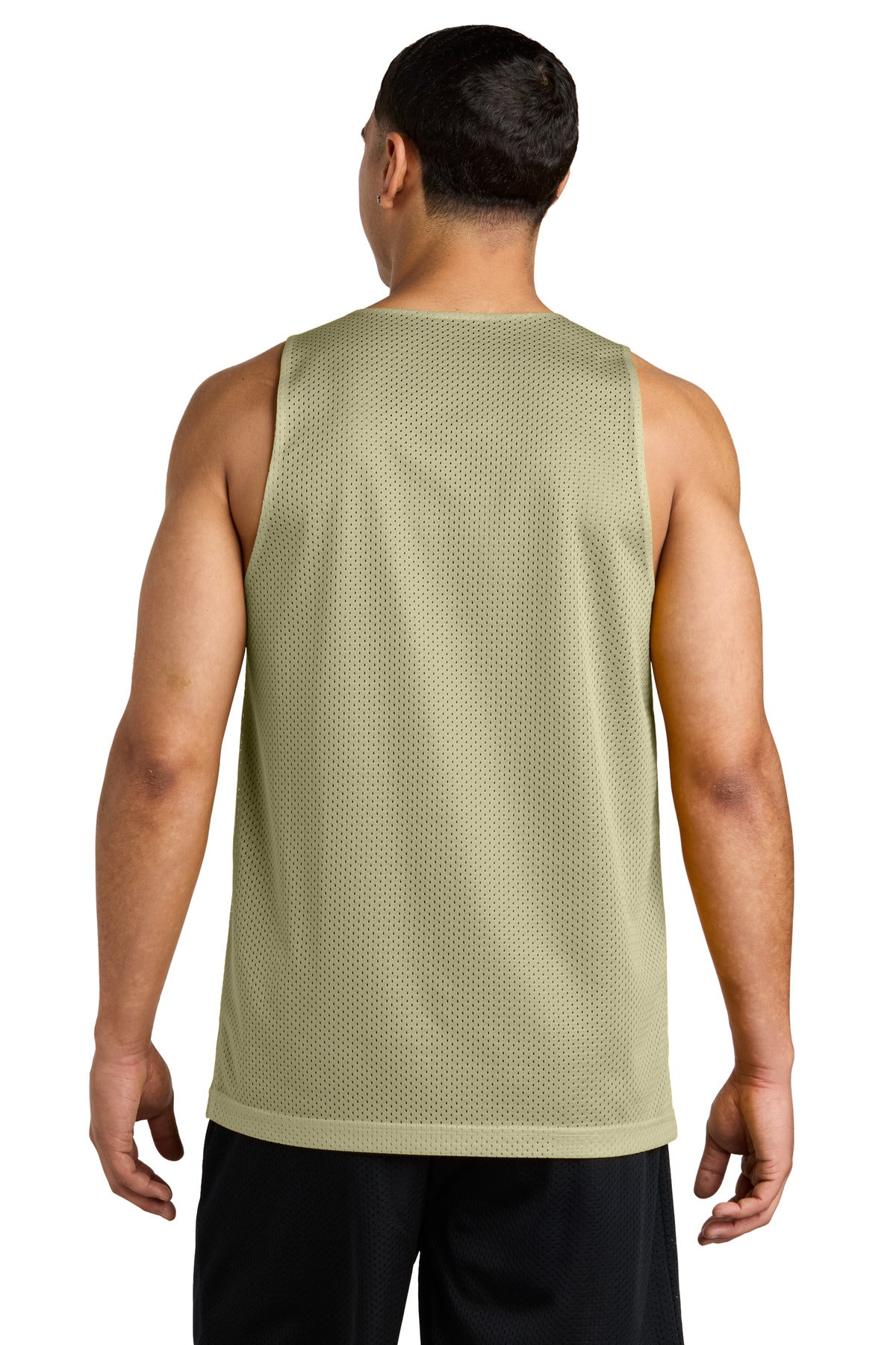VgsGld/Blk Sport-Tek PosiCharge Reversible Mesh Tank ST5000 plain