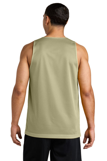 VgsGld/Blk Sport-Tek PosiCharge Reversible Mesh Tank ST5000 plain