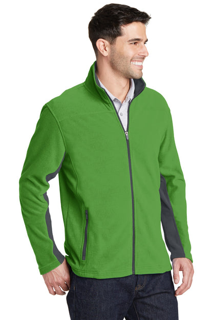 Vine Green/Mag Port Authority Summit Fleece Full-Zip Jacket. F233 plain