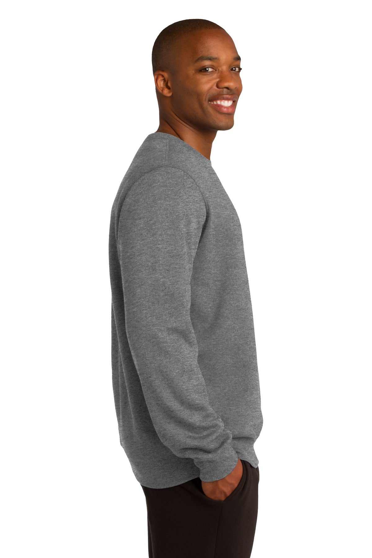 Vintage Hthr Sport-Tek Crewneck Sweatshirt. ST266 plain