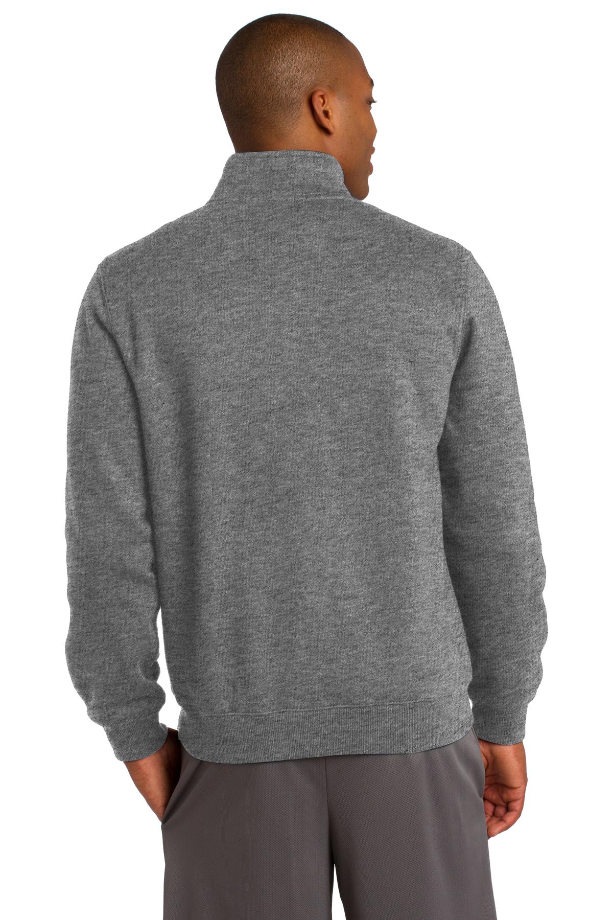 Vintage Hthr Sport-Tek Full-Zip Sweatshirt. ST259 plain