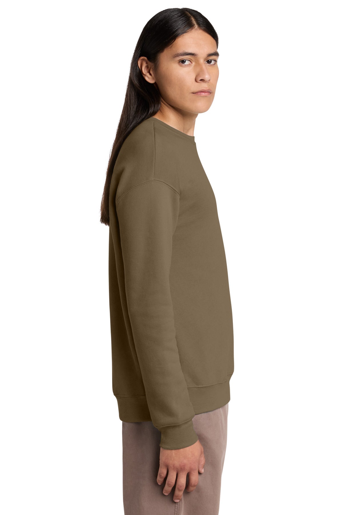 VintageBrn BELLA+CANVAS Unisex Sponge Fleece Drop Shoulder Sweatshirt. BC3945