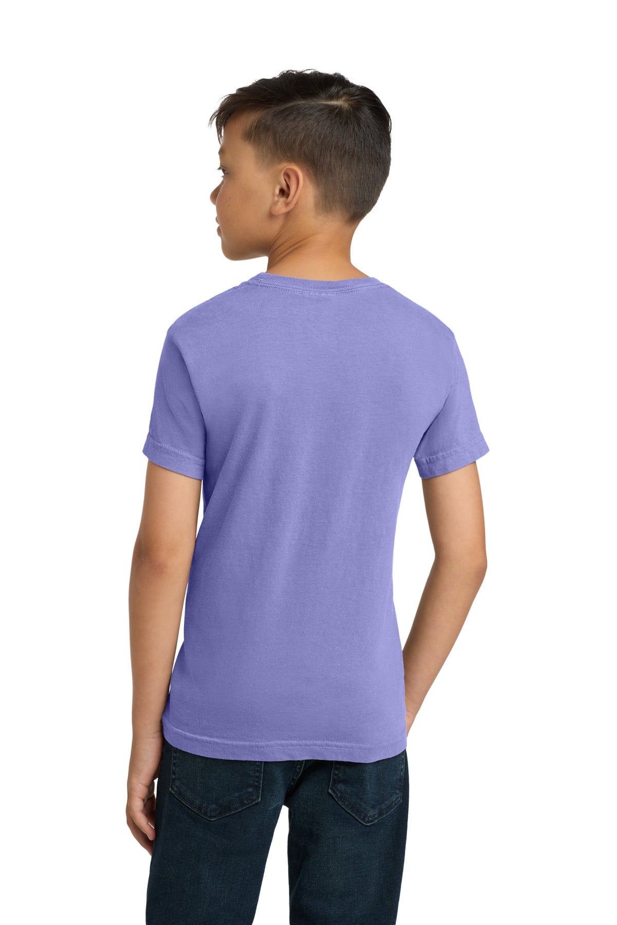 Violet COMFORT COLORS Youth Heavyweight Ring Spun Tee. 9018 plain