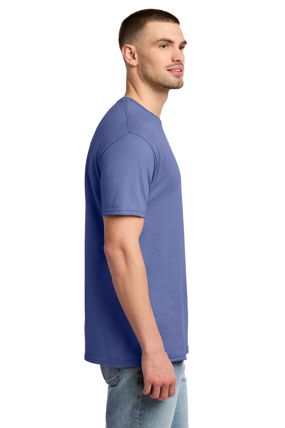 Violet Jerzees - Dri-Power 50/50 Cotton/Poly T-Shirt. 29M