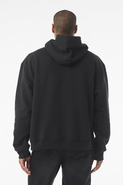 VtgBlack BELLA+CANVAS Unisex 10-Ounce Heavyweight Pullover Hoodie BC4719 plain