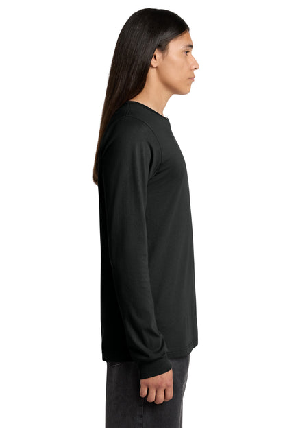 VtgBlack BELLA+CANVAS Unisex Jersey Long Sleeve Tee. BC3501 plain