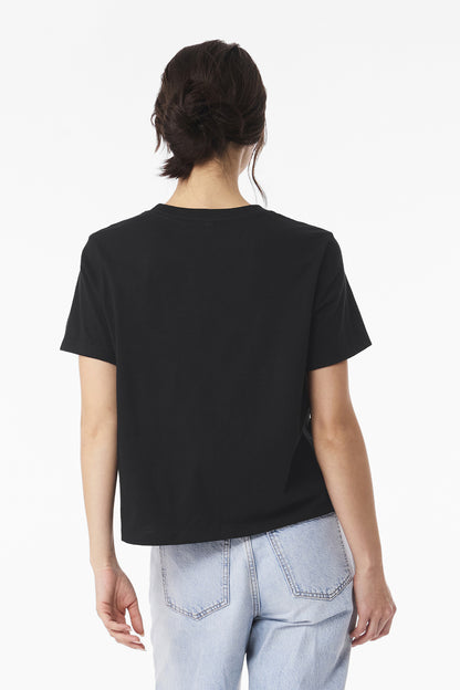 VtgBlack BELLA+CANVAS Women's 6-Ounce Heavyweight Tee BC6110 plain