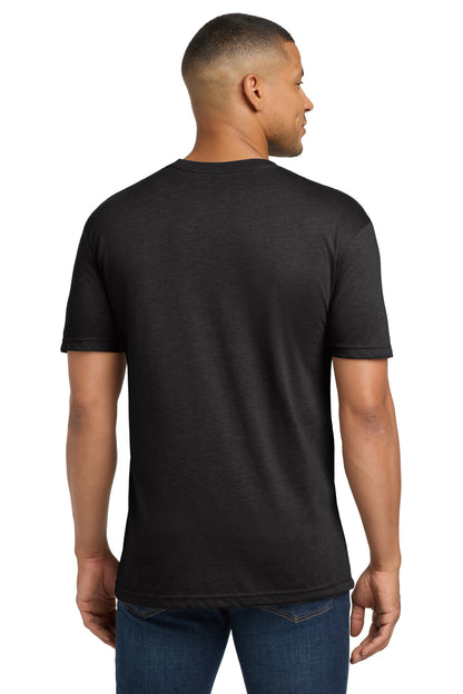 VtgBlack Next Level Apparel Adult Tri-Blend Tee. NL6010 plain