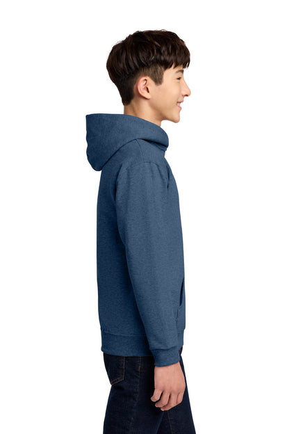 VtgHtrBl Jerzees - Youth NuBlend Pullover Hooded Sweatshirt. 996Y plain