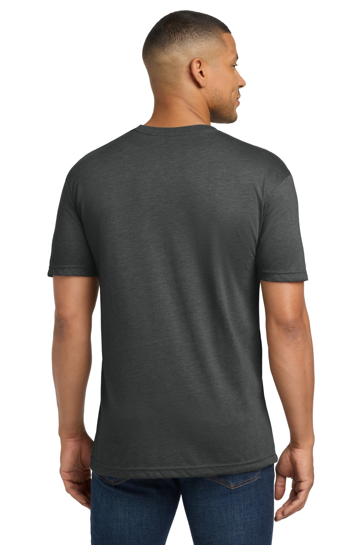 VtgHvyMetl Next Level Apparel Adult Tri-Blend Tee. NL6010 plain