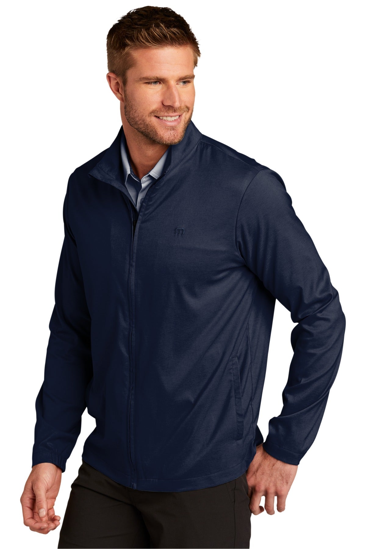 VtgIdg/Blk TravisMathew Surfside Full-Zip Jacket. TM1MU422 plain