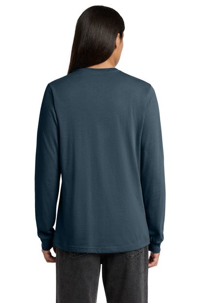 VtgNavy BELLA+CANVAS Unisex Jersey Long Sleeve Tee. BC3501 plain