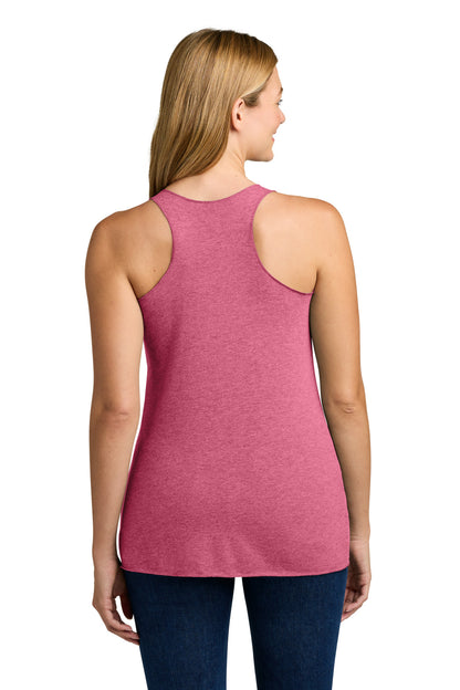 VtgPink Next Level Apparel Women's Tri-Blend Racerback Tank. NL6733 plain
