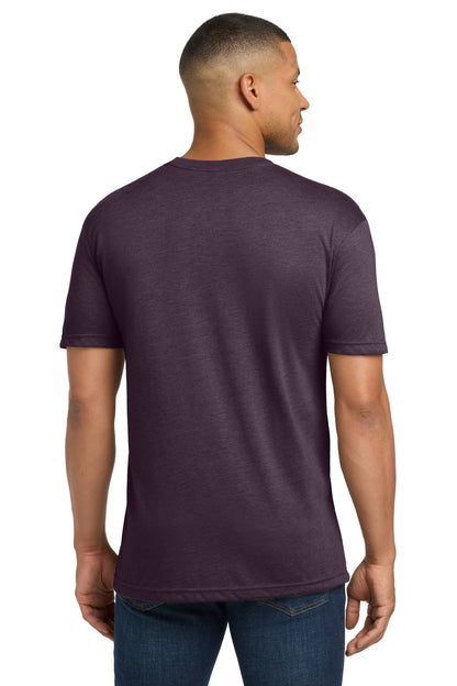 VtgPurple Next Level Apparel Adult Tri-Blend Tee. NL6010 plain