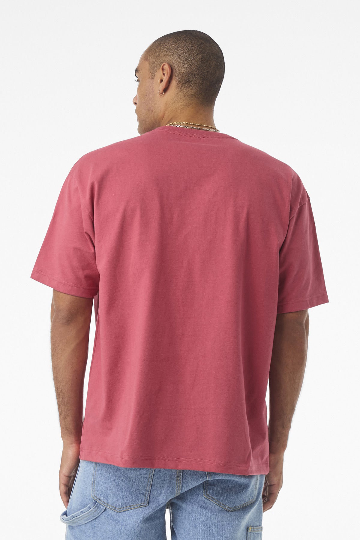 VtgRed BELLA+CANVAS Unisex 7.5-Ounce Heavyweight Tee BC4610 plain