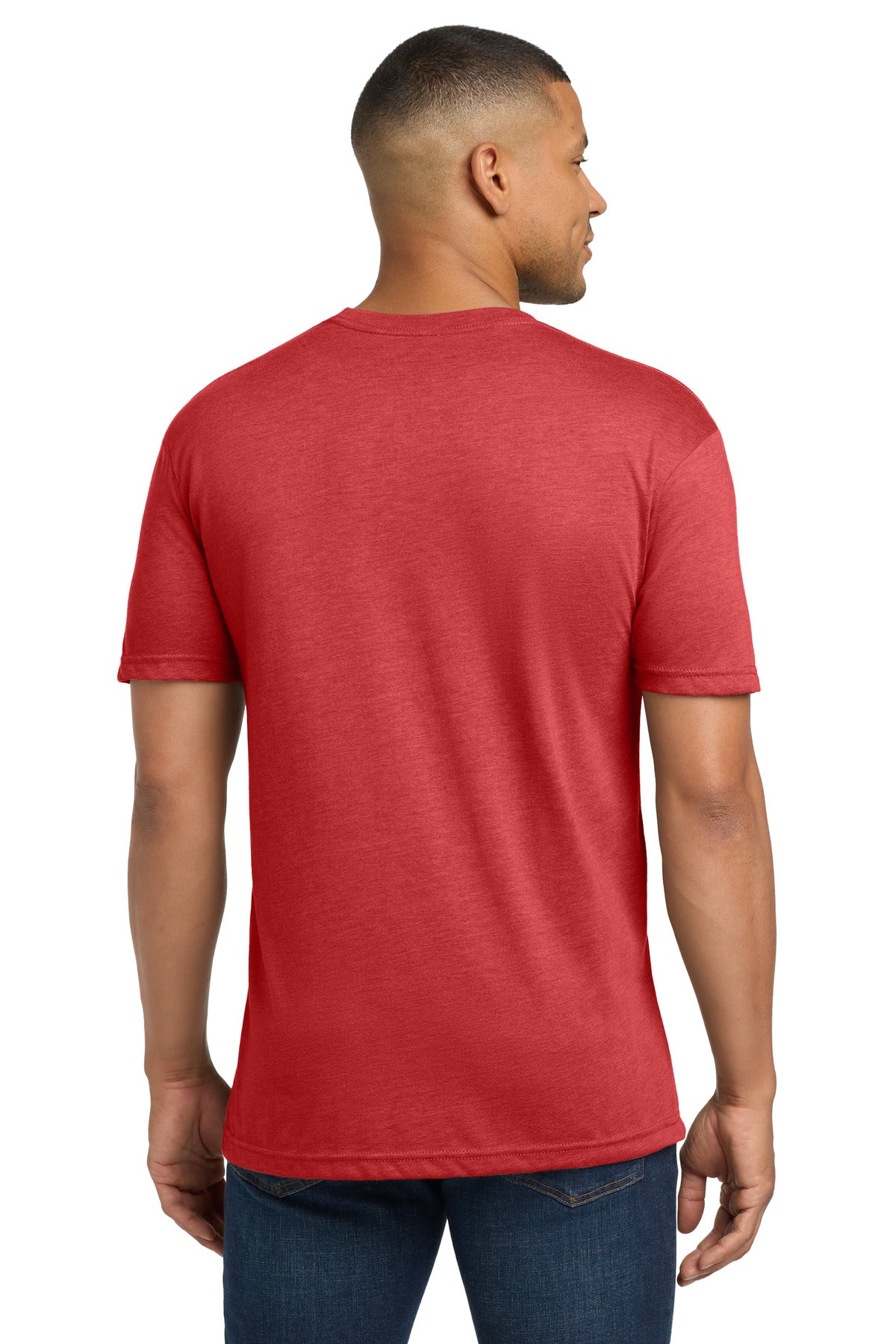 VtgRed Next Level Apparel Adult Tri-Blend Tee. NL6010 plain