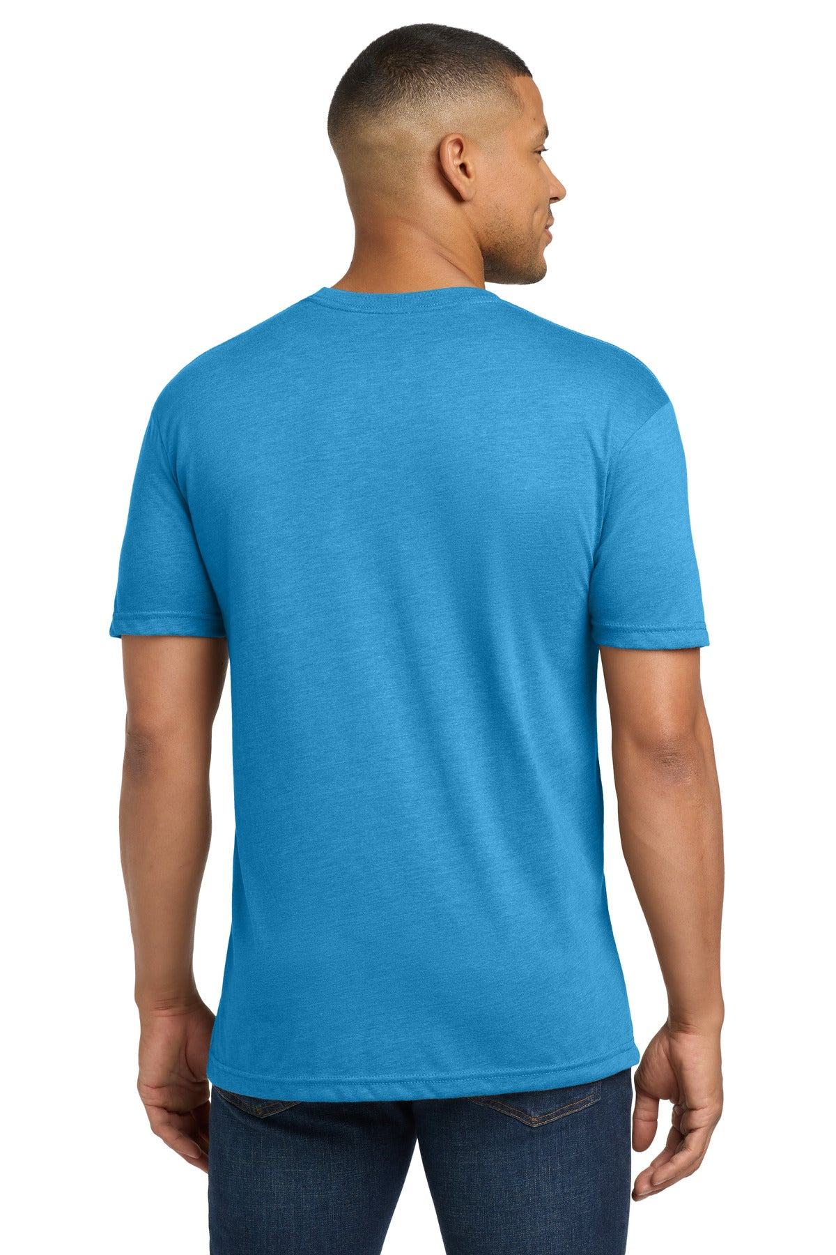 VtgTurq Next Level Apparel Adult Tri-Blend Tee. NL6010 plain