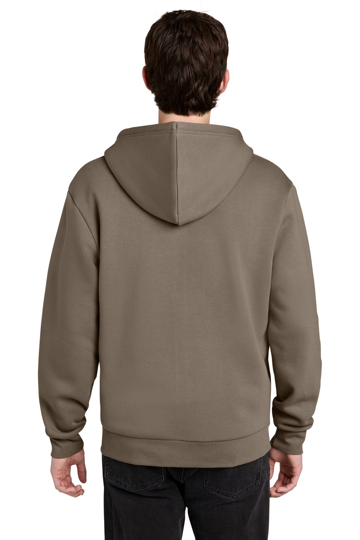 WarmTaupe District MelloFleece Full-Zip Hoodie DT6702 plain
