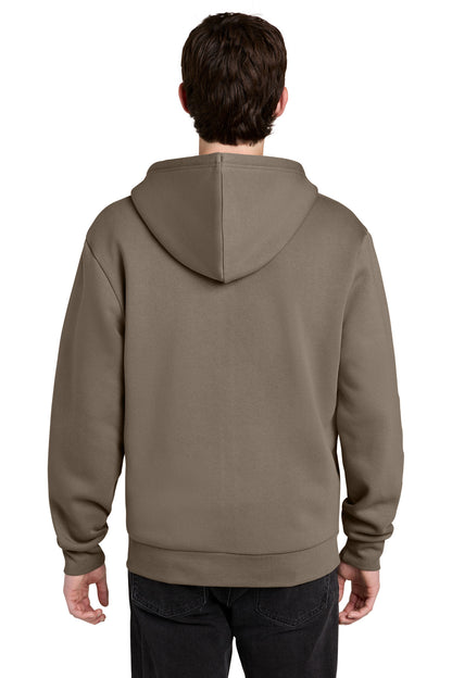 WarmTaupe District MelloFleece Full-Zip Hoodie DT6702 plain